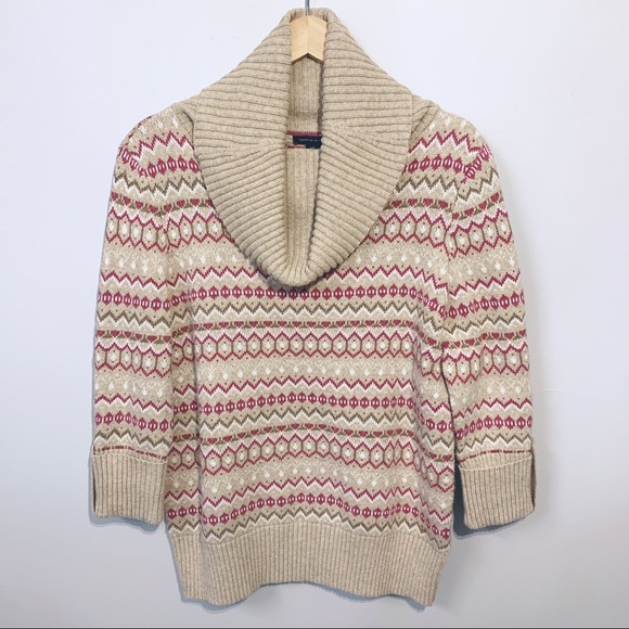 Tommy Hilfiger Sweaters - Tommy Hilfiger Cowl Neck 3/4 Sleeve Sweater